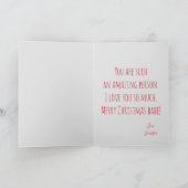 メリークリスマス最高のボーイフレンド シーズンカード (内部)