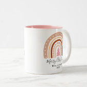 メリークリスマス最高の先生エバーレインボーフェスティバル ツートーンマグカップ (正面右)