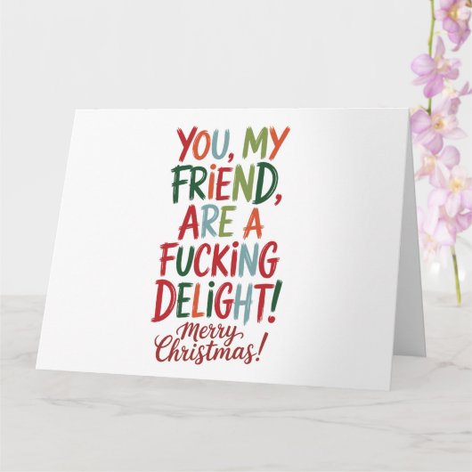 メリークリスマス最高のBFF カード (蘭)