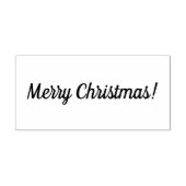 メリークリスマス木製ブロック取り付けゴムスタンプ ラバースタンプ (インプリント)