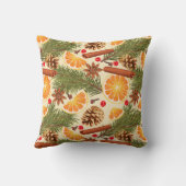 メリークリスマス柑橘類とスパイス クッション (裏面)