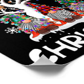 メリークリスマス格言おもしろいクリスマスファミリーメンズ ポスター (角)