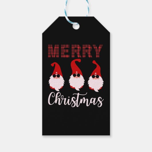 メリークリスマス格言おもしろいクリスマス ギフトタグ (正面)