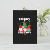 メリークリスマス格言おもしろいシャツファミリークリスマス 招待状 (スタンド正面)