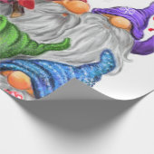 メリークリスマス格言お祝い-カスタム文字 ラッピングペーパー (角)