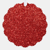 メリークリスマス格言とグリッタークリスマスツリー オーナメントカード (裏面)