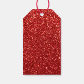 メリークリスマス格言とグリッタークリスマスツリー ギフトタグ (裏面)