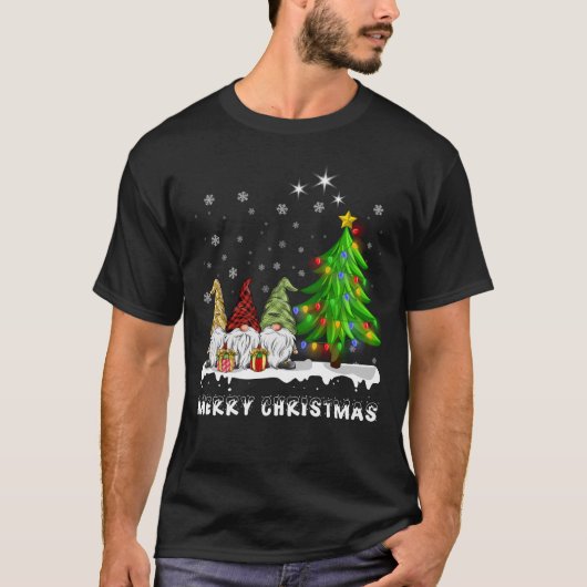 メリークリスマス格言クリスマスファミリーメンズ Tシャツ (正面)