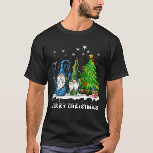 メリークリスマス格言クリスマスファミリーメンズ Tシャツ (正面)
