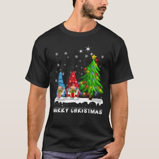 メリークリスマス格言クリスマスファミリーメンズ Tシャツ (正面)