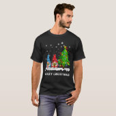 メリークリスマス格言クリスマスファミリーメンズ Tシャツ (正面フル)