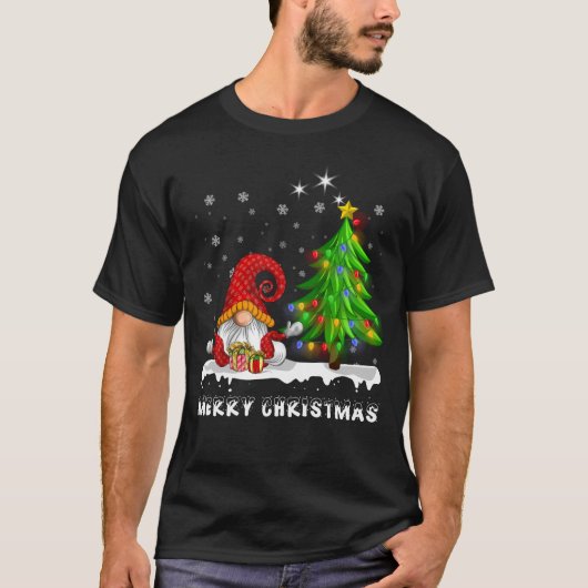 メリークリスマス格言クリスマスファミリーメンズ Tシャツ (正面)
