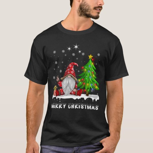 メリークリスマス格言クリスマスファミリーメンズ Tシャツ (正面)
