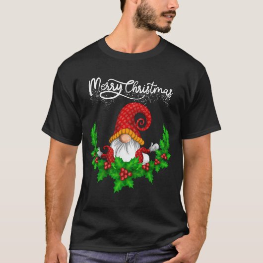 メリークリスマス格言クリスマスファミリーメンズ Tシャツ (正面)