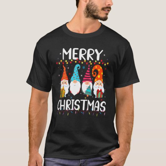 メリークリスマス格言クリスマスマッチングファミリーグループP Tシャツ (正面)