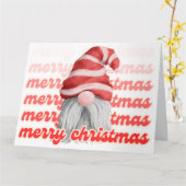 メリークリスマス格言グリーティングカード カード (黄色い花)