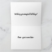 メリークリスマス格言グリーティングカード カード (内部)