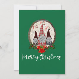 メリークリスマス格言グリーン素朴、トレンディー カード