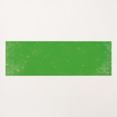 メリークリスマス格言ストッキングキャンディキャンズグリーン ヨガマット (裏面(横))