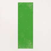 メリークリスマス格言ストッキングキャンディキャンズグリーン ヨガマット (裏面)