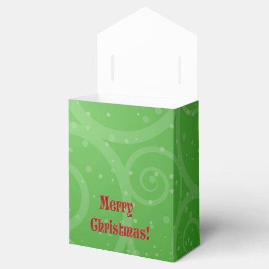 メリークリスマス格言ストッキンググリーンスワーズ フェイバーボックス (オープン)