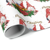 メリークリスマス格言トレンディーかわいいおもしろい休日 ラッピングペーパー (ロールコーナー)