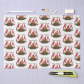 メリークリスマス格言トレンディーかわいい休日 薄葉紙 (クラフト)