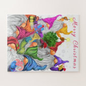 メリークリスマス格言パーティー漫画スケッチおもしろい  ジグソーパズル (横)