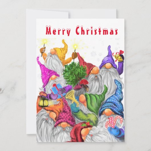 メリークリスマス格言パーティー漫画スケッチ (裏面)