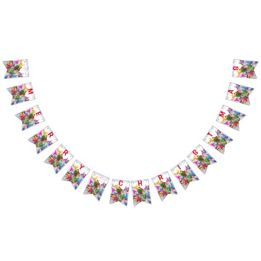 メリークリスマス格言パーティー漫画スケッチ おもしろい バンティングフラッグ (全)