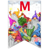 メリークリスマス格言パーティー漫画スケッチ おもしろい バンティングフラッグ (第2の旗)