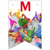 メリークリスマス格言パーティー漫画スケッチ-おもしろい バンティングフラッグ (第2の旗)