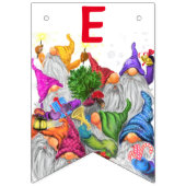 メリークリスマス格言パーティー漫画スケッチ-おもしろい バンティングフラッグ (第3の旗)