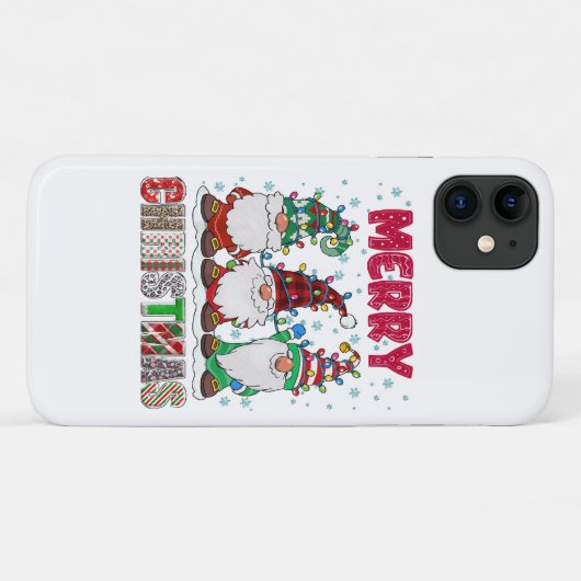 メリークリスマス格言ファミリーおもしろいクリスマスツリー Case-Mate iPhoneケース (裏面(横))
