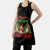 メリークリスマス格言ファミリークリスマス エプロン (インサイチュ)