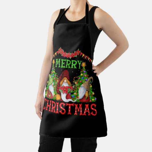 メリークリスマス格言ファミリークリスマス エプロン (インサイチュ)
