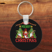 メリークリスマス格言ファミリークリスマス キーホルダー (正面)