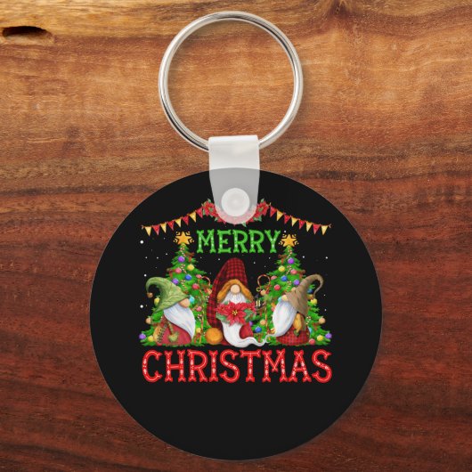 メリークリスマス格言ファミリークリスマス キーホルダー (正面)
