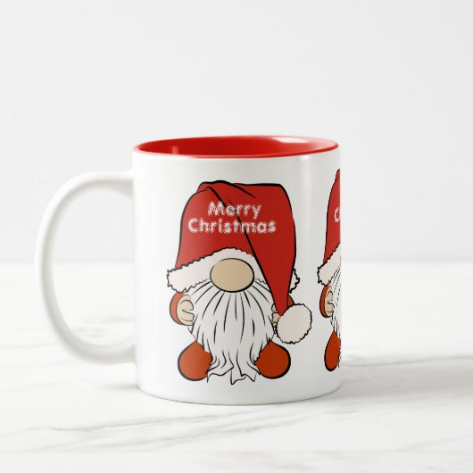 メリークリスマス格言マグ ツートーンマグカップ (左)