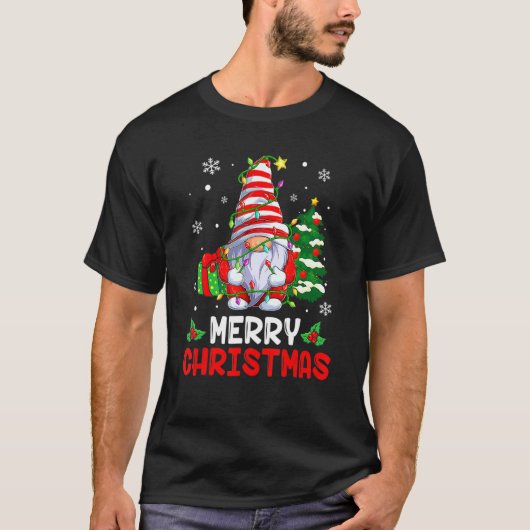 メリークリスマス格言マッチングファミリークリスマスP Tシャツ (正面)