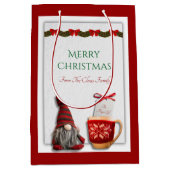 メリークリスマス格言中抱き枕 ミディアムペーパーバッグ (正面)