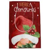 メリークリスマス格言中抱き枕 ミディアムペーパーバッグ (正面)