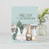 メリークリスマス格言赤と青 シーズンカード (スタンド正面)