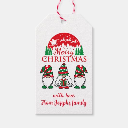 メリークリスマス格言 ギフトタグ (正面)