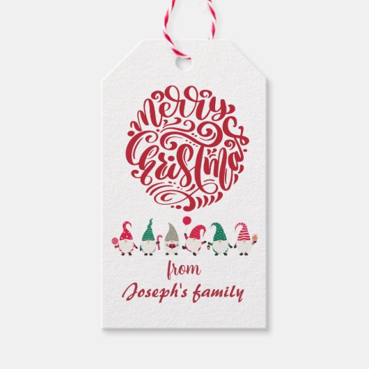 メリークリスマス格言 ギフトタグ (正面)