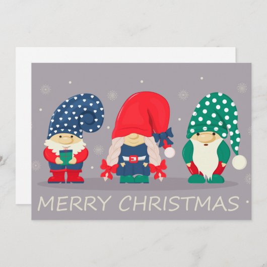 メリークリスマス格言 シーズンカード (正面/裏面)