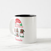メリークリスマス格言 ツートーンマグカップ (正面左)