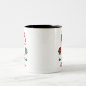 メリークリスマス格言 ツートーンマグカップ (中央)