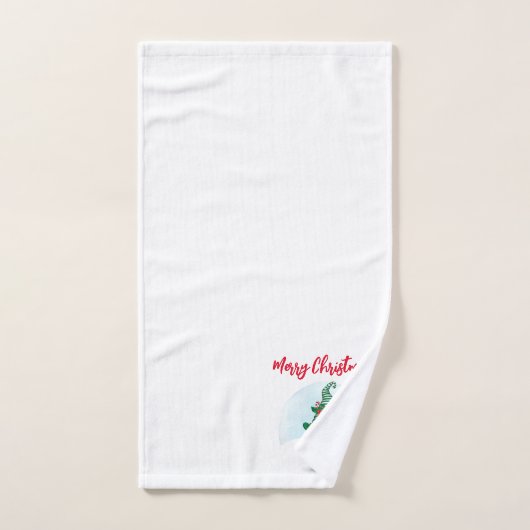 メリークリスマス格言 バスタオルセット (ハンドタオル)