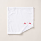 メリークリスマス格言 バスタオルセット (ウォッシュタオル)